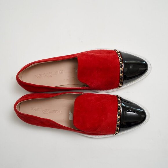 Karl Lagerfeld "Caralee" Cap Toe Slip On - Picture 4 of 7
